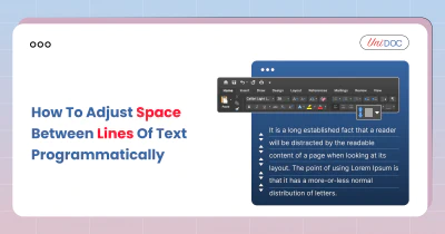 How to Adjust Space Between Lines of Text Programmatically