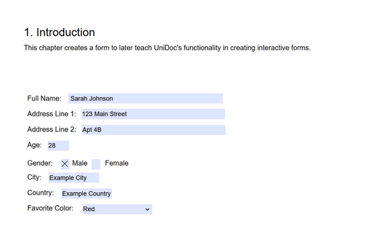Adding Interactivity to Your Form
