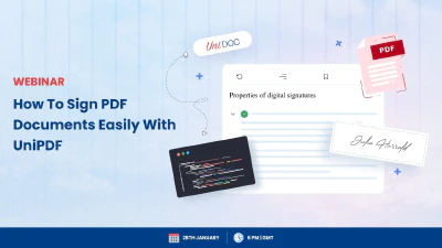 How to Sign PDF Documents Easily with UniPDF