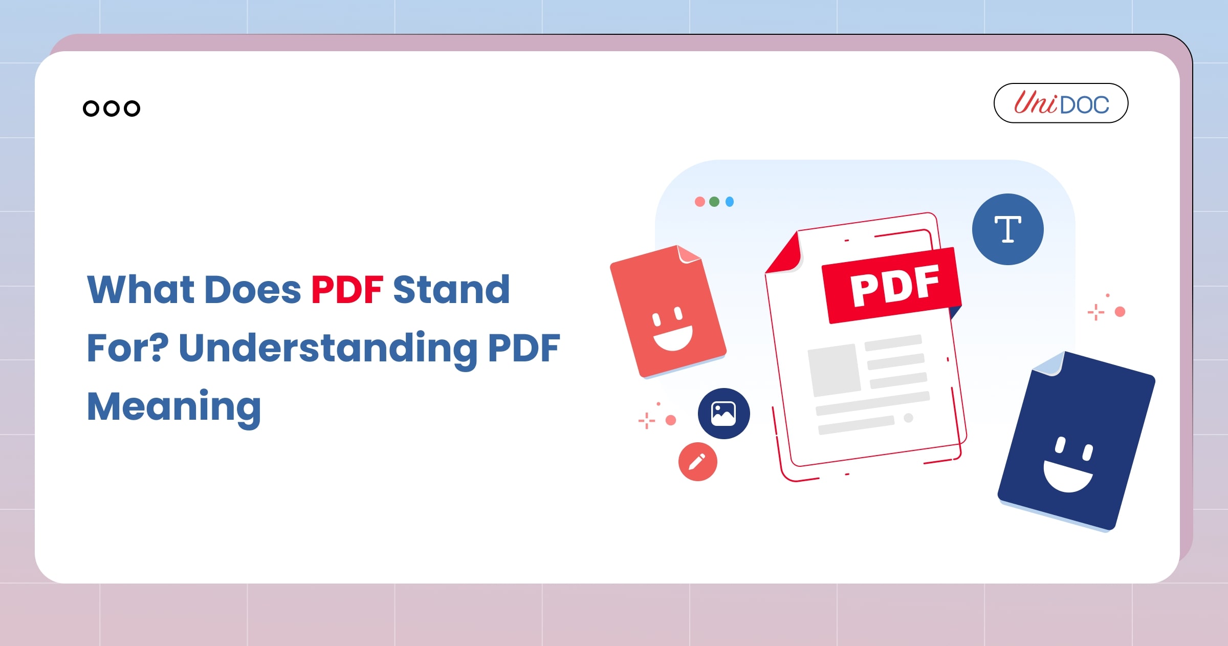 What Does PDF Stand For?